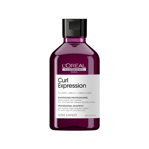 l’oréal professionnel - serie expert curl expression gelatina detergente anti-accumulo shampoo 300 ml unisex