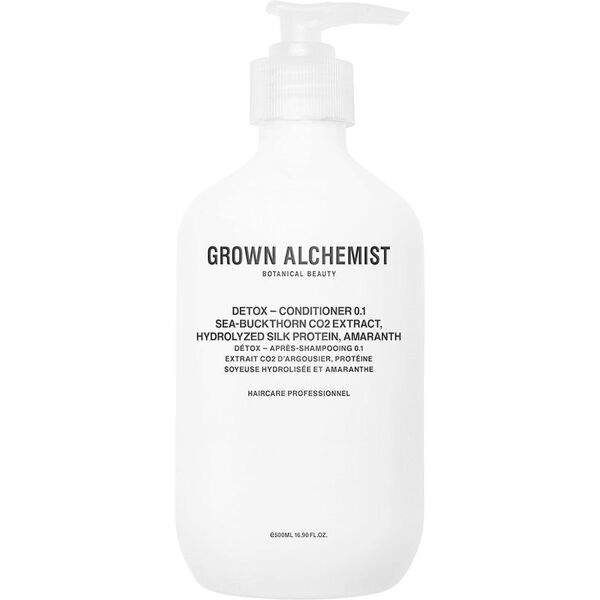 grown alchemist - detox conditioner - sea-buckthorn co2 extract, hydrolyzed silk protein, amaranth balsamo 500 ml unisex