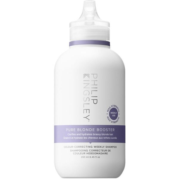 philip kingsley - pure blonde booster colour-correcting weekly shampoo 250 ml unisex