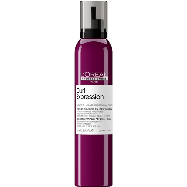 l’oréal professionnel - serie expert curl expression 10in1 cream-in-mousse, 250ml balsamo senza risciacquo unisex