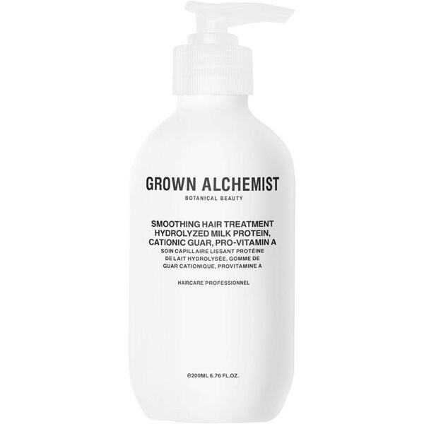 grown alchemist - smoothing hair treatment: hydrolyzed milk protein, cationic guar, pro-vitamin a trattamenti e maschere per cuoio capelluto 200 ml unisex