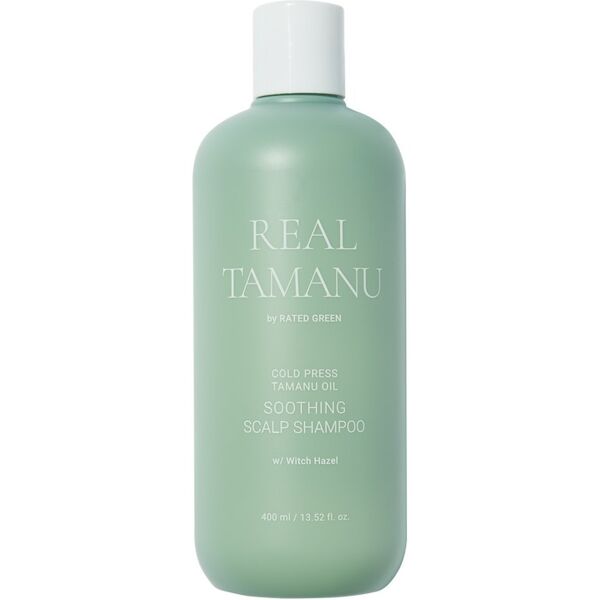 rated green - real tamanu soothing scalp shampoo latte detergente 400 ml unisex