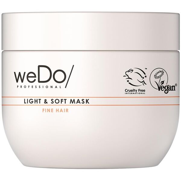 wedo/ professional - light & soft mask - maschera per capelli fini balsamo 400 ml unisex