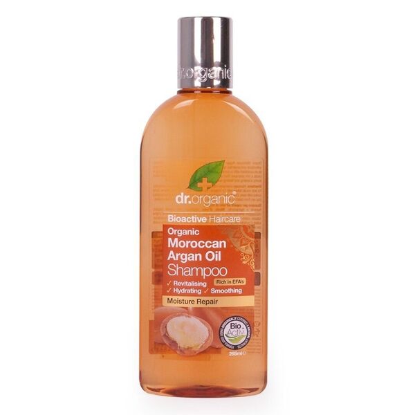 dr. organic - moroccan argan oil shampoo nutritivo 265 ml female