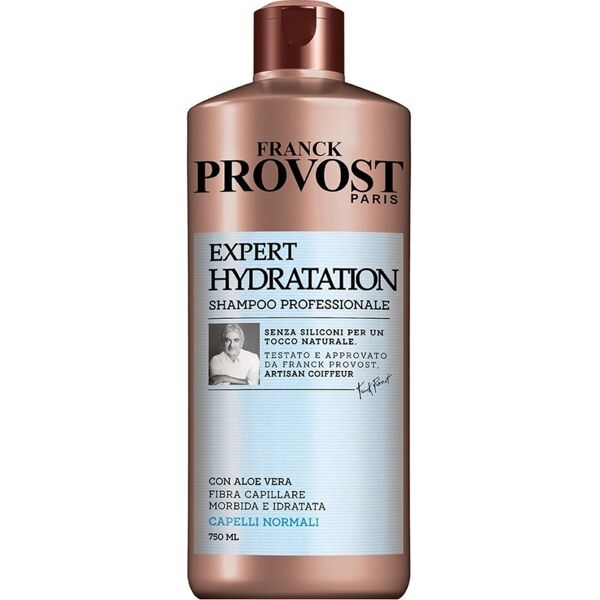 frank provost - expert hydratation shampoo con aloe vera per capelli profondamente idratati 750 ml unisex