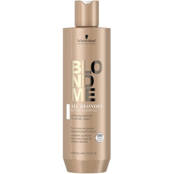 schwarzkopf professional - blondme all blondes detox detox shampoo 300 ml unisex