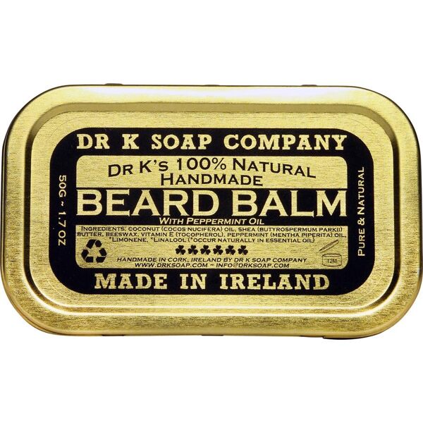 dr. k soap company - menta piperita balsamo per la barba cura della barba 50 g male