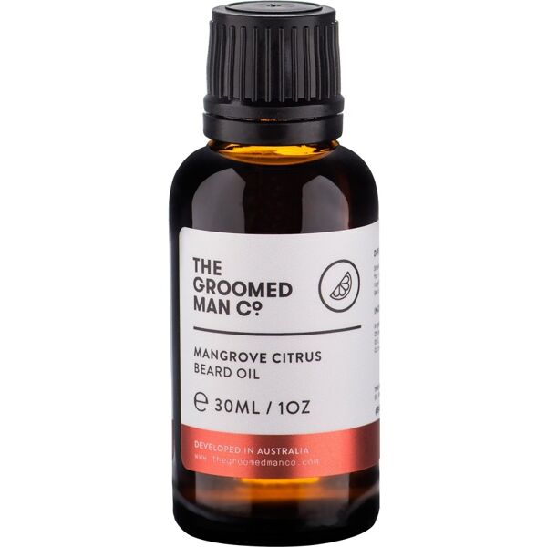 the groomed man co - mangrove citrus beard oil cura della barba 30 ml male