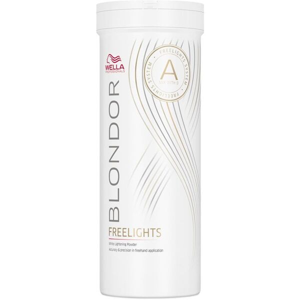 wella - polvere sbiancante blondor freelights schiarente e decolorante 400 g unisex