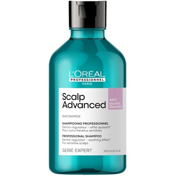 l’oréal professionnel - scalp advanced shampoo anti-discomfort lenitivo per cuoio capelluto sensibile 300 ml unisex