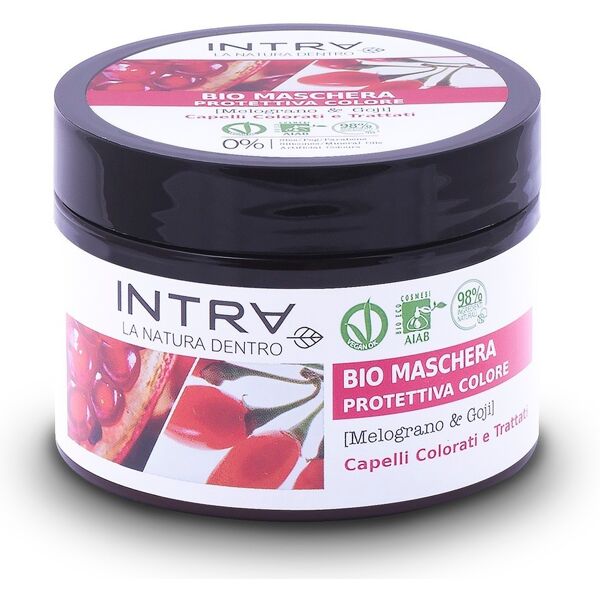 intra - melograno & goji bio maschera protettivo colore maschere 250 ml unisex