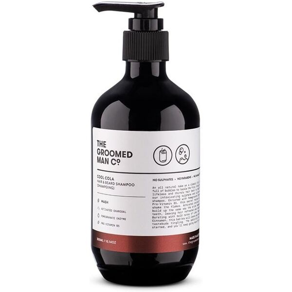 the groomed man co - shampoo cool cola shampoo 300 ml unisex