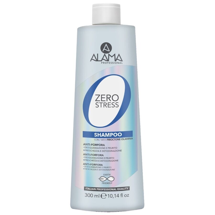 alama professional - zero stress shampoo forfora shampoo 300 ml unisex
