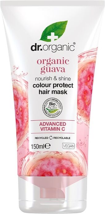 dr. organic - guava vitamin c maschera condizionante per capelli colorati maschere 150 ml unisex