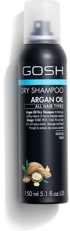 gosh copenhagen - fresh up! dry shampoo clear - argan shampoo secco 150 ml unisex