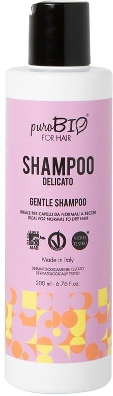 purobio - shampoo delicato shampoo 200 ml unisex