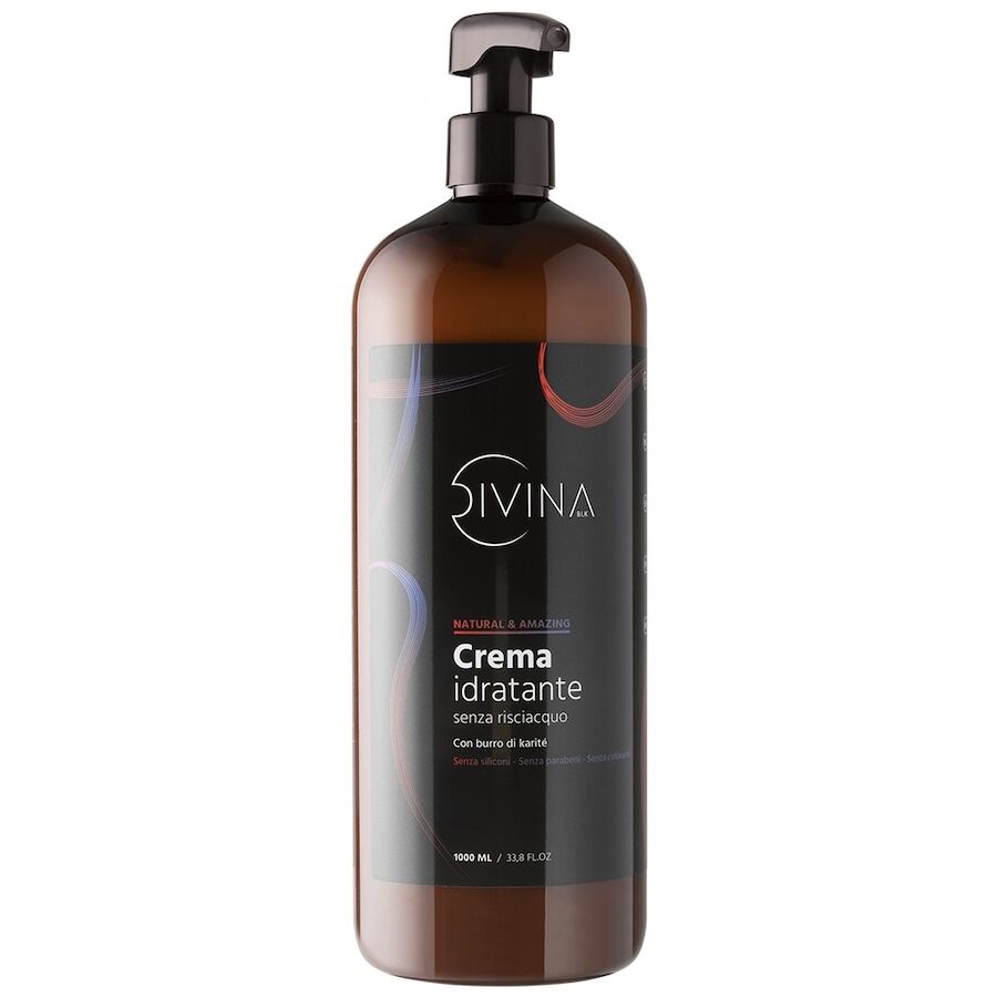 divina blk - crema idratante leave-in balsamo senza risciacquo 1000 ml female