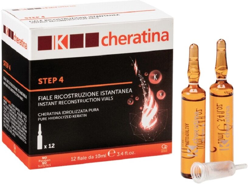 k-cheratina - fiale ricostruzione istantanea lozione per capelli 10 ml unisex