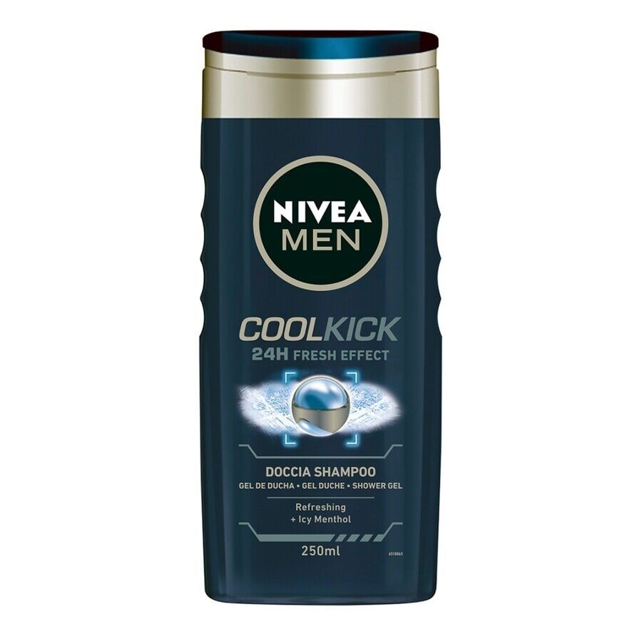 nivea -  doccia shampoo cool kick oli da bagno 250 ml male