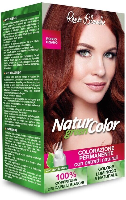 renée blanche - natur green color tinta 120 ml nero female