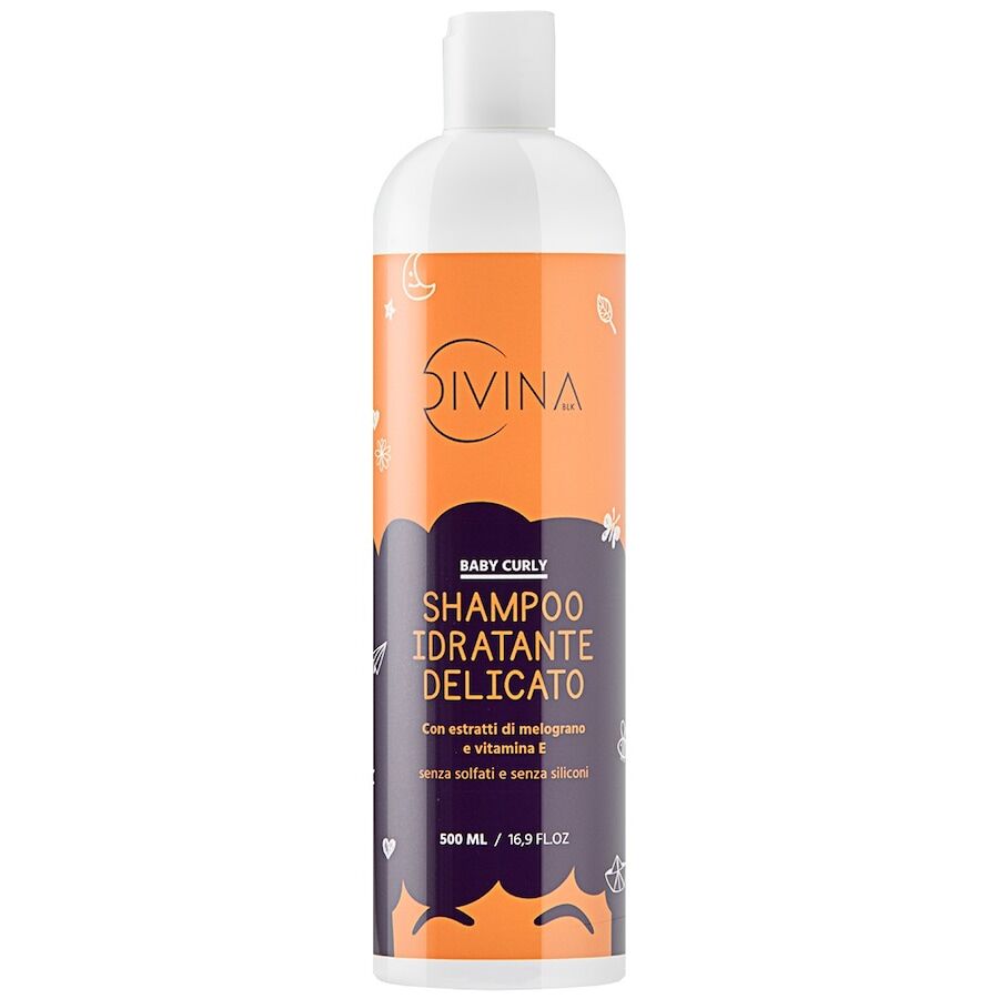 divina blk - shampoo idratante baby curly 500 ml unisex