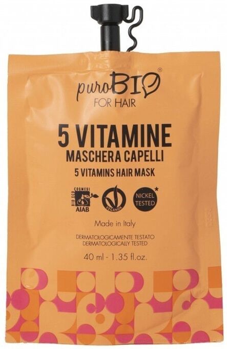 purobio - maschera alle 5 vitamine maschere 40 g unisex