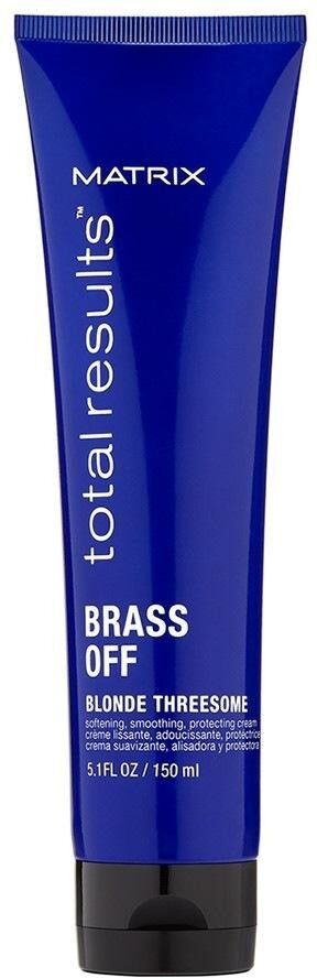 matrix - total results brass off blonde threesome 150ml balsamo senza risciacquo unisex