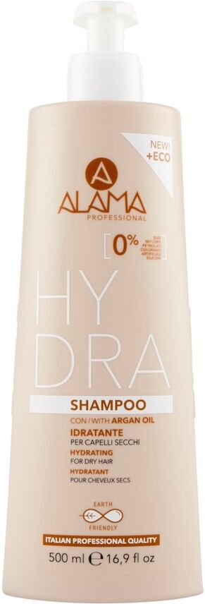 alama professional - hydra shampoo idratante per capelli secchi 500 ml unisex