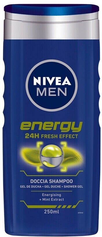 nivea -  men doccia shampoo energy oli da bagno 250 ml male