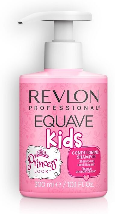 revlon professional -  equave kids shampoo condizionante princess look, shampoo districante per bambine, idratante, gel detergente delicato, 300ml unisex