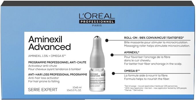 l’oréal professionnel - aminexil advanced aminexil advanced 10x6 olio e siero 60 ml unisex