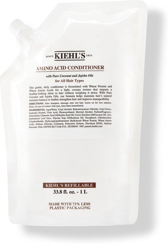 kiehl's -  trattamento & styling amino acid conditioner balsamo capelli 75 ml 1000 ml unisex