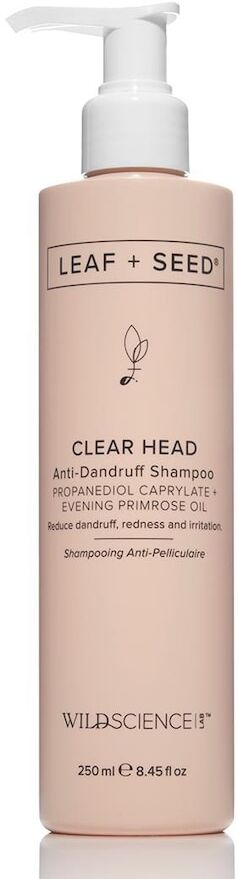 wild science lab - leaf + seed clear head anti-dandruff shampoo 250 ml unisex