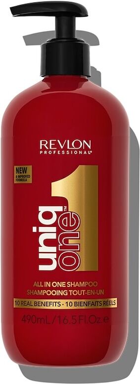 revlon professional - uniqone  uniqone all in one shampoo capelli 10 benefici reali, 490 ml unisex