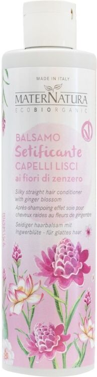 maternatura - bio beauty routine capelli lisci balsamo capelli lisci ai fiori di zenzero 250 ml unisex