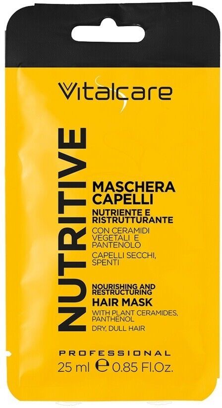 vitalcare - nutritive impacco capillare monodose maschere 25 ml unisex