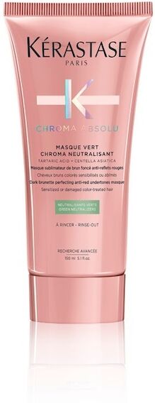 kÉrastase - chroma absolu masque vert chroma neutralisant maschera anti-riflessi rossi per capelli colorati maschere 150 ml unisex