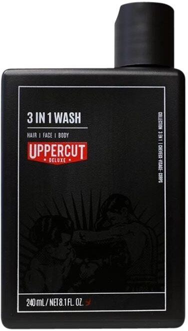 uppercut deluxe - 3 in 1 wash shampoo 240 ml male