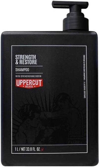 uppercut deluxe - strength & restore shampoo 1000 ml male