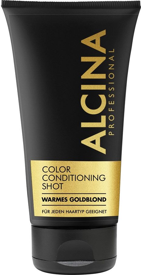 alcina - color conditioning shot gold tinta 150 ml female