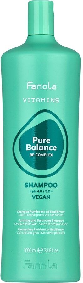 fanola - pure balance be complex shampoo 1000 ml female