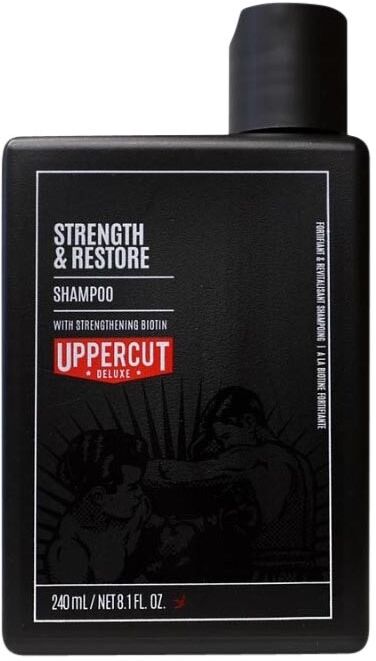 uppercut deluxe - strength & restore shampoo 240 ml male