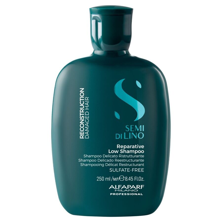 alfaparf milano - semi di lino reconstruction reparative low shampoo - shampoo delicato ristrutturante per capelli danneggiati 250 ml unisex