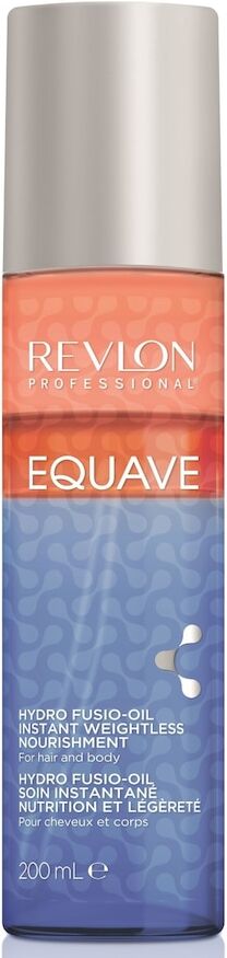 revlon professional -  equave hydro fusio-oil instant weightless nourishment, capelli e corpo, balsamo senza risciacquo, districante, nutrimento – 200ml balsamo senza risciacquo unisex