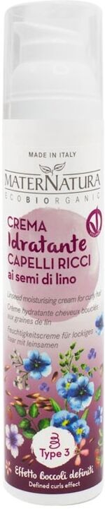 maternatura - bio beauty routine capelli ricci crema idratante capelli ricci ai semi di lino creme modellanti 100 ml unisex