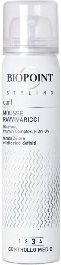 biopoint - styling mousse ravvivaricci maschere 75 ml unisex