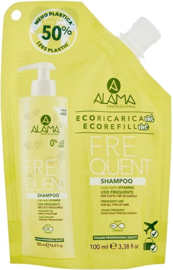 alama professional - ecorefillme repair – shampoo ristrutturante per capelli danneggiati e sfibrati 100 ml unisex