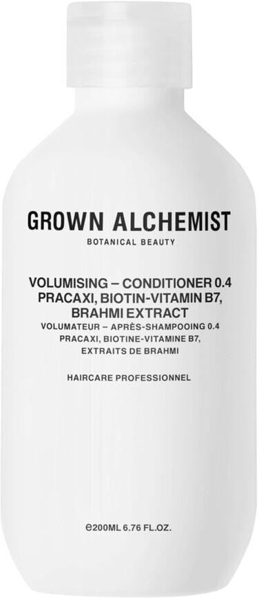 grown alchemist - volumising conditioner - pracaxi, biotin-vitamin b7, brahmi extract balsamo 200 ml unisex