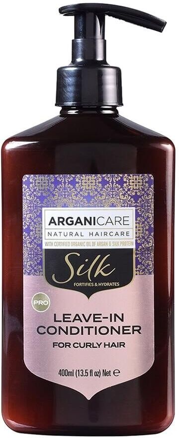 arganicare - trattamento leave-in con proteine della seta - capelli ricci. balsamo 400 ml unisex