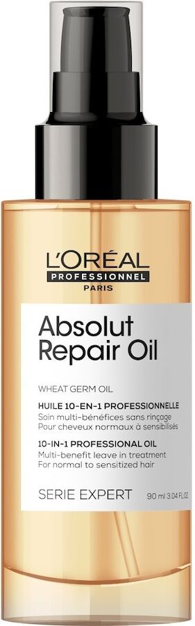 l’oréal professionnel - per capelli danneggiati absolut repair spray 10-in-1 per capelli più resistenti, morbidi e brillanti balsamo senza risciacquo 90 ml unisex